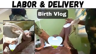 MY SUCCESSFUL NATURAL BIRTH VLOG  LABOR AND DELIVERY 2024 [upl. by Attlee522]