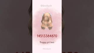 Blonde Hair Codes  Girls  Roblox Part2  Bloxburg Berry Avenue Brookhaven etc  linnilych [upl. by Kcam138]