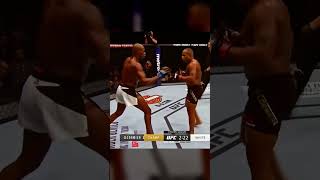 Jon Joness Headkick KO against DC ufc mma [upl. by Akenn]