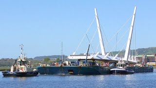 First section of the new Renfrew  Yoker bridge [upl. by Inoy]