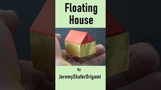 Origami House 🏠 Floating House Illusion [upl. by Akenat392]