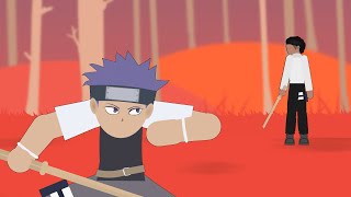 NAGI VS KURAI  STICK NODES COLLAB  NARUTO ANIMATION [upl. by Groscr953]