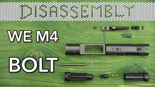 DISASSEMBLY  WE M4M16416XM177M733 BOLT  AIRSOFT [upl. by Fabriane]