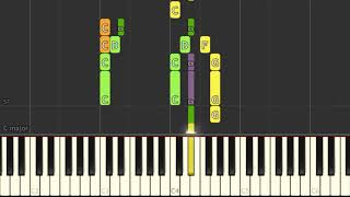 Coldplay  Hymn For the Weekend Piano Tutorial Syntheisa [upl. by Amalbergas]