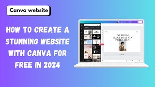 How to Create a Stunning Website with Canva for Free in 2024 websitedesign [upl. by Isayg]