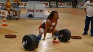 Анета Флорчик  становая тяга 250 кг  Aneta Florczyk deadlift 250 kg [upl. by Bogart781]