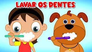 Lavar os dentes  As melhores músicas infantis [upl. by Wrench838]