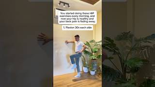 4 Hip Exercises for healthy HIPS amp lower back hipmobility hipexercise dailyexcercise [upl. by Naveb58]