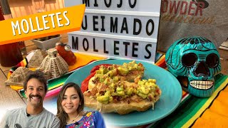 RECEITA DE MOLLETES MEXICANOS  Comida Mexicana [upl. by Eilarol]