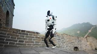 Meet XBotL the first humanoid robot to climb the Great Wall [upl. by Ahsiri]