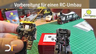 DIY Vorbereitung Tutorial zum Umbau eines Herpa Trucks vom Standmodell zum Fahrmodell  RC 187 [upl. by Alwin]