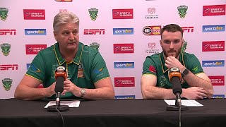 Scott Roth and Sean Macdonald press conference vs Melbourne  Championship Series Game 4 [upl. by Eisserc402]