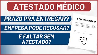 ATESTADO MÉDICO no Trabalho  Empresa pode recusar [upl. by Asle768]