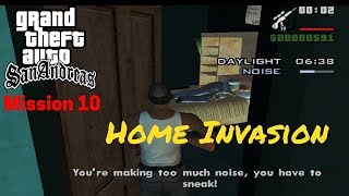 GTA San Andreas Mission 10  Home Invasion  PC Gameplay Easy [upl. by Rubinstein]