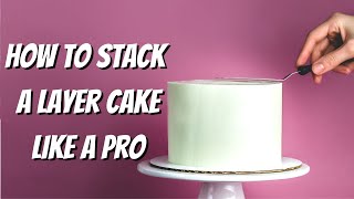 How to Make a Layer Cake for Beginners [upl. by Atteuqram]