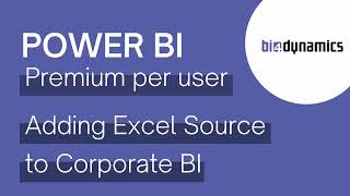 BI4Dynamics  Premium per User  Extending Corporate Data Model [upl. by Lejna]