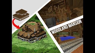 Minecrafts Most Epic Woodland Mansion Ever COMPLETE [upl. by Ebsen]