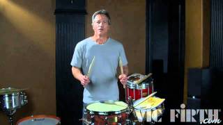 Vic Firth Rudiment Lessons Single Stroke Roll [upl. by Sumedocin195]