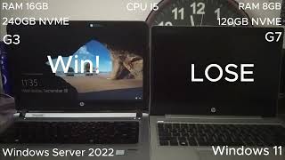 Windows 11 VS Windows Server 2022 [upl. by Priscella]