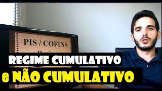 Qual a diferença entre os regimes CUMULATIVO e NÃO CUMULATIVO PISCOFINS [upl. by Lytsirhc]