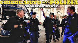 Borseggiatori chiedono aiuto alla Polizia per scappare [upl. by Henig697]