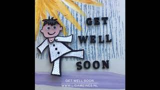 Get well soon free funny Stop motion  Gratis grappig Beterschap Wensen Filmpje met humor WhatsApp [upl. by Eicaj]