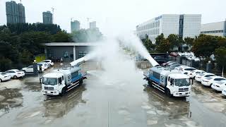 The Best Way to Dust the Community XCMG Dust Suppression Vehicle [upl. by Stockwell205]