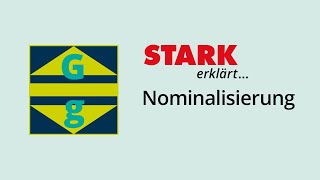 Nominalisierung  STARK erklärt [upl. by Gilman]