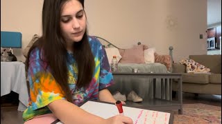 ASMR Study With Me softly spoken white board writing page turning [upl. by Valley]