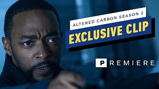 Altered Carbon Season 2  Exclusive Official quotTakeshi amp Poequot Clip  IGN Premiere [upl. by Kazimir]