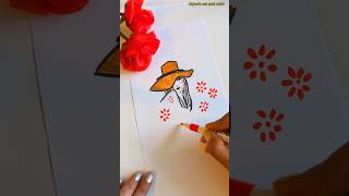 Girls pencil art drawing  step by step drawing ideas artandcraft drawing art shorts [upl. by Nileuqay950]