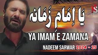 Nadeem Sarwar  Ya Imam E Zamana  Nadeem Sarwar New Noha 2024 [upl. by Darrej237]