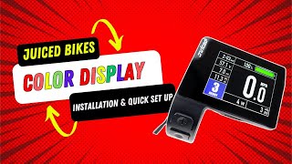 Juiced Bikes Color Display Install amp Quick Set Up [upl. by Ekoorb]