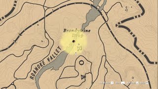 Red Dead Online  Brandywine Drop Treasure ALL LOCATION [upl. by Venetia]