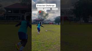 Crossbar challenge 😱 crossbarchallenge football soccer [upl. by Nhor681]