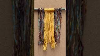 Wall hanging yarn decor Wednesday craft at Wilks [upl. by Obidiah]