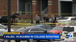 1 dead 16 injured in Tuskegee University homecoming shooting in Alabama [upl. by Hermy313]