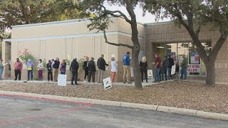 Early voting polls open for November general elections in San Antonio [upl. by Akeimahs921]