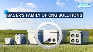 BAUER COMPRESSORS Family of CNG Solutions [upl. by Ahsinaj]