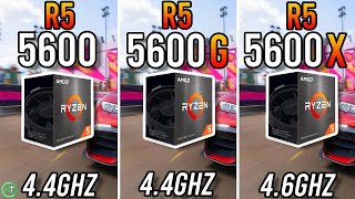 Ryzen 5 5600 vs Ryzen 5 5600G vs Ryzen 5 5600X [upl. by Kellene]