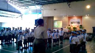 Investiture Ceremony kids scout [upl. by Hogarth]