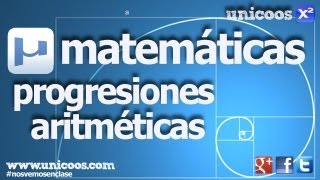 Diferencia de una progresion aritmetica SECUNDARIA 4ºESO [upl. by Eecart322]