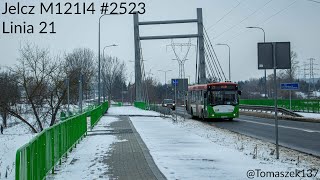 Jelcz M121I4 Mastero 2523  MPK Lublin 🚌 linia 21 [upl. by Kcor327]