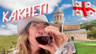 Exploring and drinking Georgias Kakheti Wine Region 🍷 Backpackers Day Tour from Tbilisi [upl. by Larok]