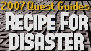 Runescape 2007 Quest Guides Recipe For Disaster Full Boss Fight [upl. by Ventura647]