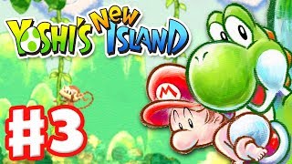 Yoshis New Island  Gameplay Walkthrough Part 3  World 3 Nintendo 3DS [upl. by Lika]