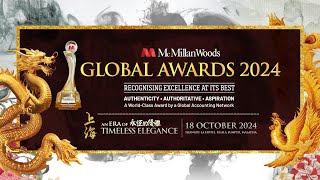 McMillan Woods Global Awards 2024 Official Video [upl. by Norak801]