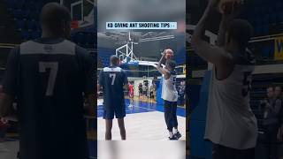 Ant learning from his favorite player KD 🤝 via GrantAfsehX [upl. by Yelime]