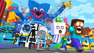 POPPY PLAYTIME GIANT HUGGY WUGGY APOCALYPSE Mobs Parody [upl. by Wendell3]