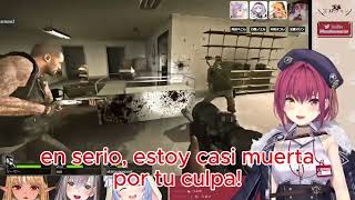 Pekora Marine Flare Noel L4d2 sub español [upl. by Lasley]